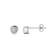 Boucles d'oreilles Idee Preziose dal 1987 Femme in Or blanc Diamante IP.OK18B/29D